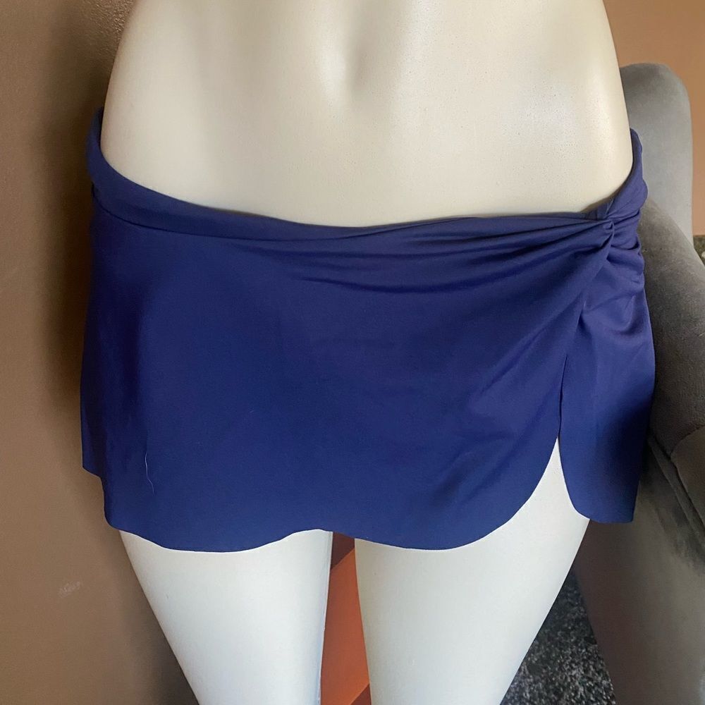 Anne Cole Swim built in bottom skirt twist front NWT $54